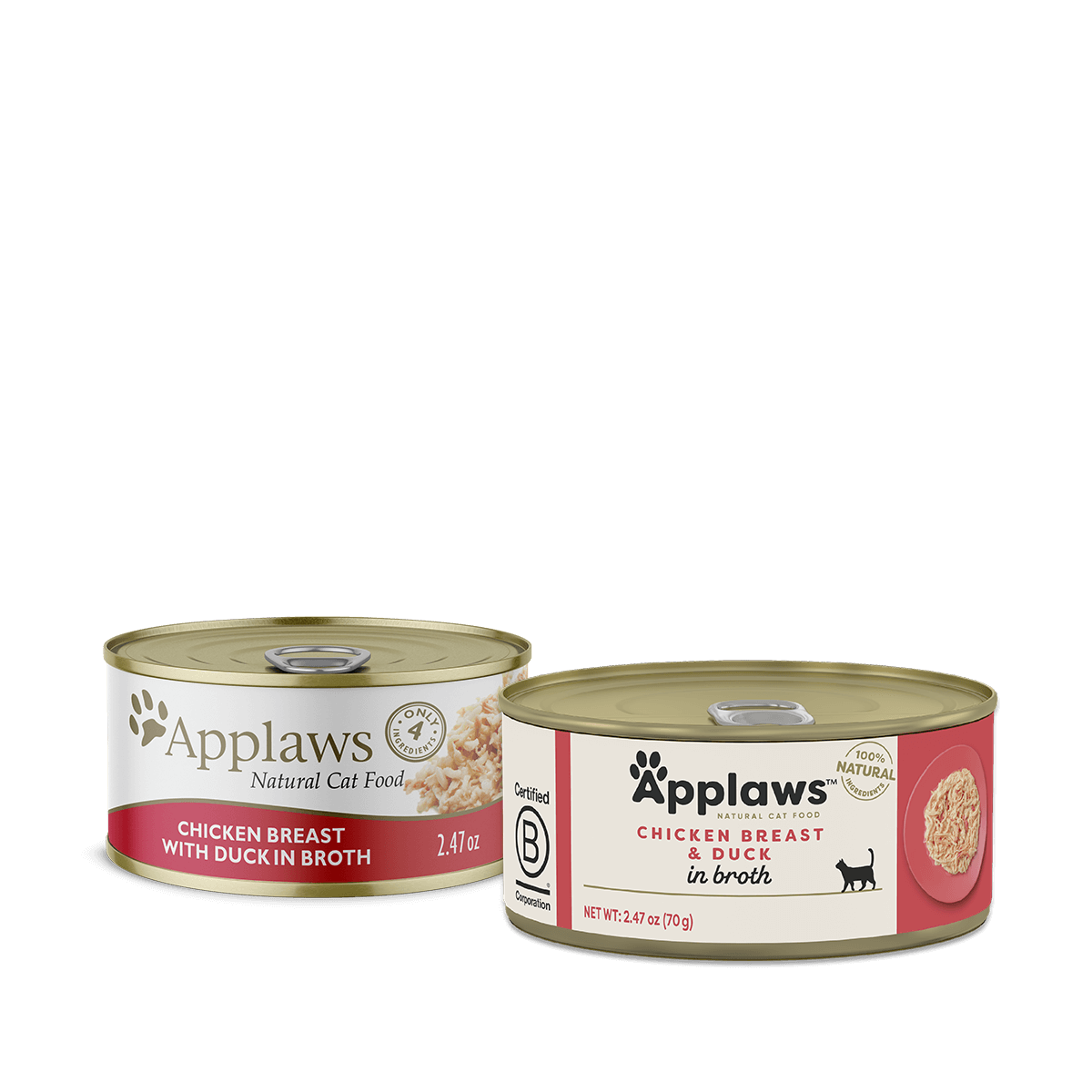 Applaws - can - Chicken & Duck Tin (Cat) - 70g (24)
