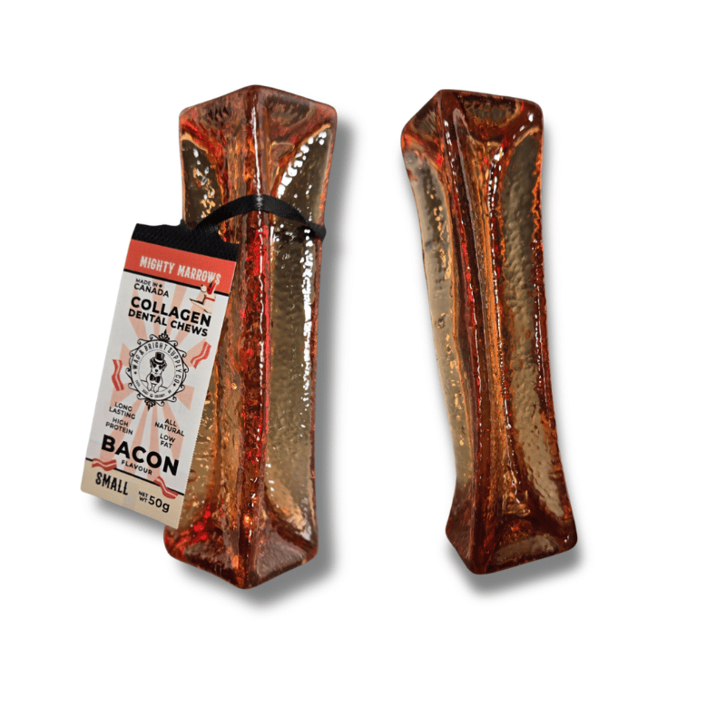 Wag & Bright - Mighty Marrows - Collagen Dental Chews - Bacon