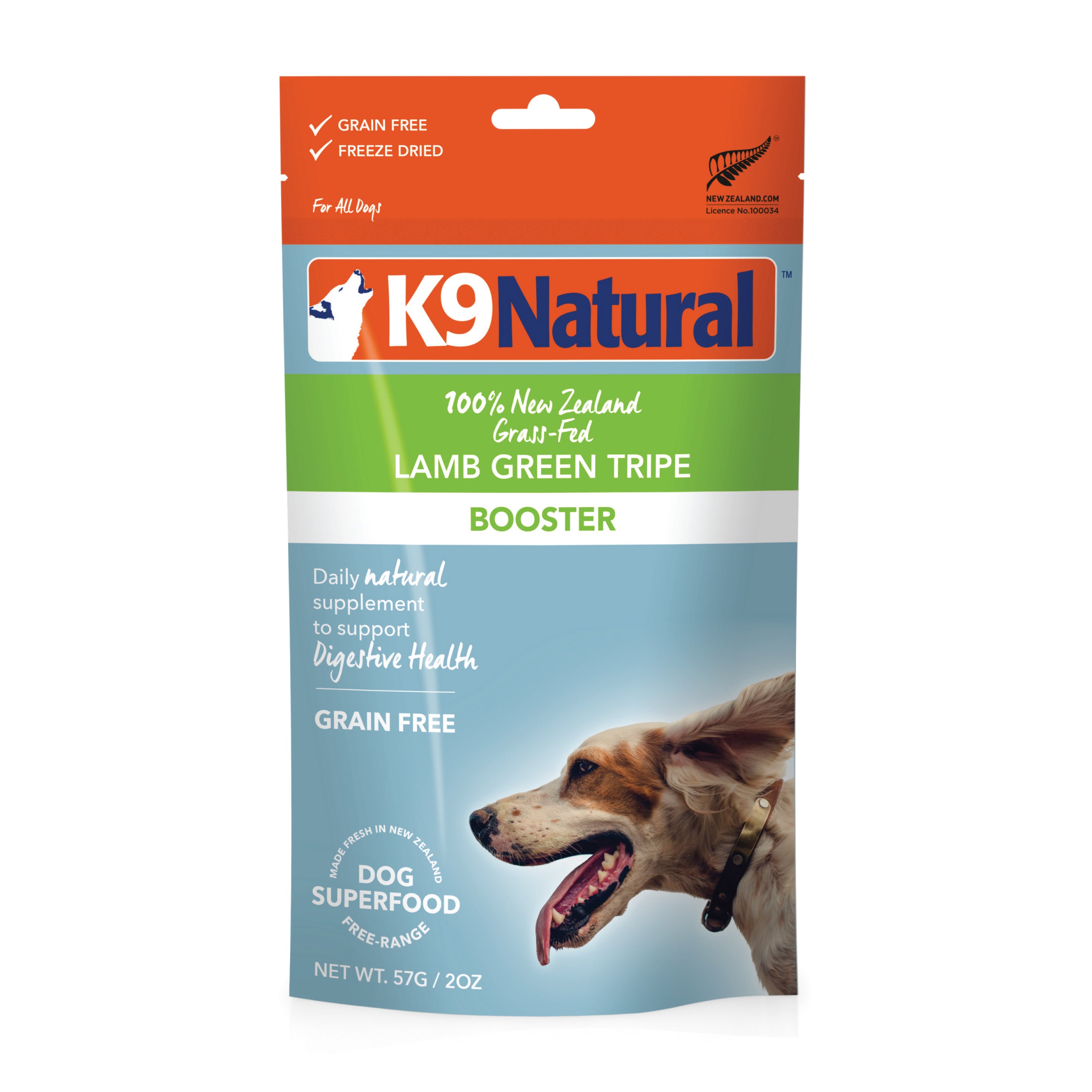 K9 Natural - Booster - Freeze Dried - Lamb Green Tripe