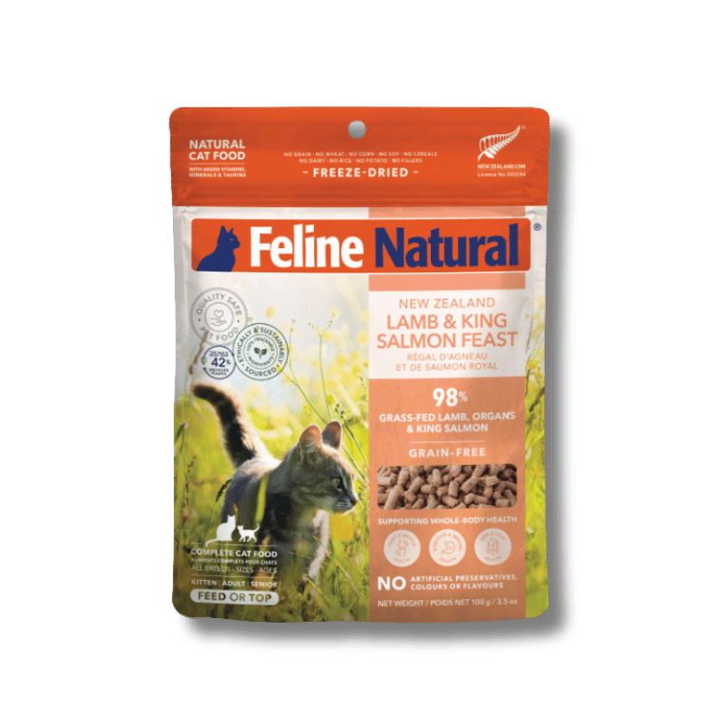 Feline Natural - Freeze Dried - Lamb & King Salmon Feast