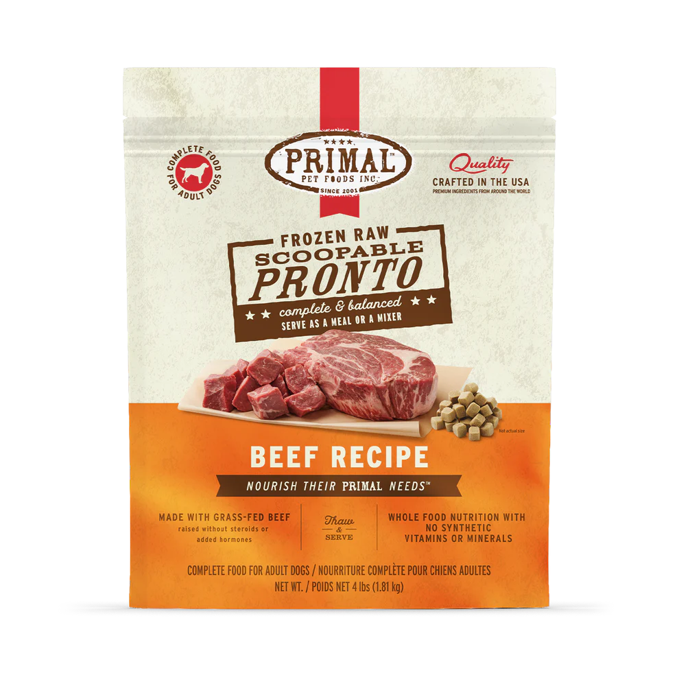 PRIMAL - Canine - Frozen - Pronto - Beef
