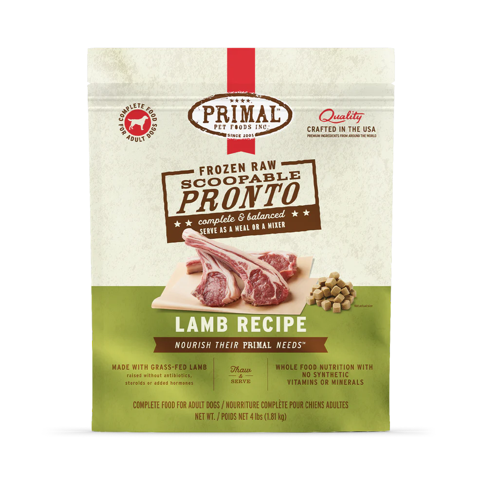PRIMAL - Canine - Frozen - Pronto - Lamb