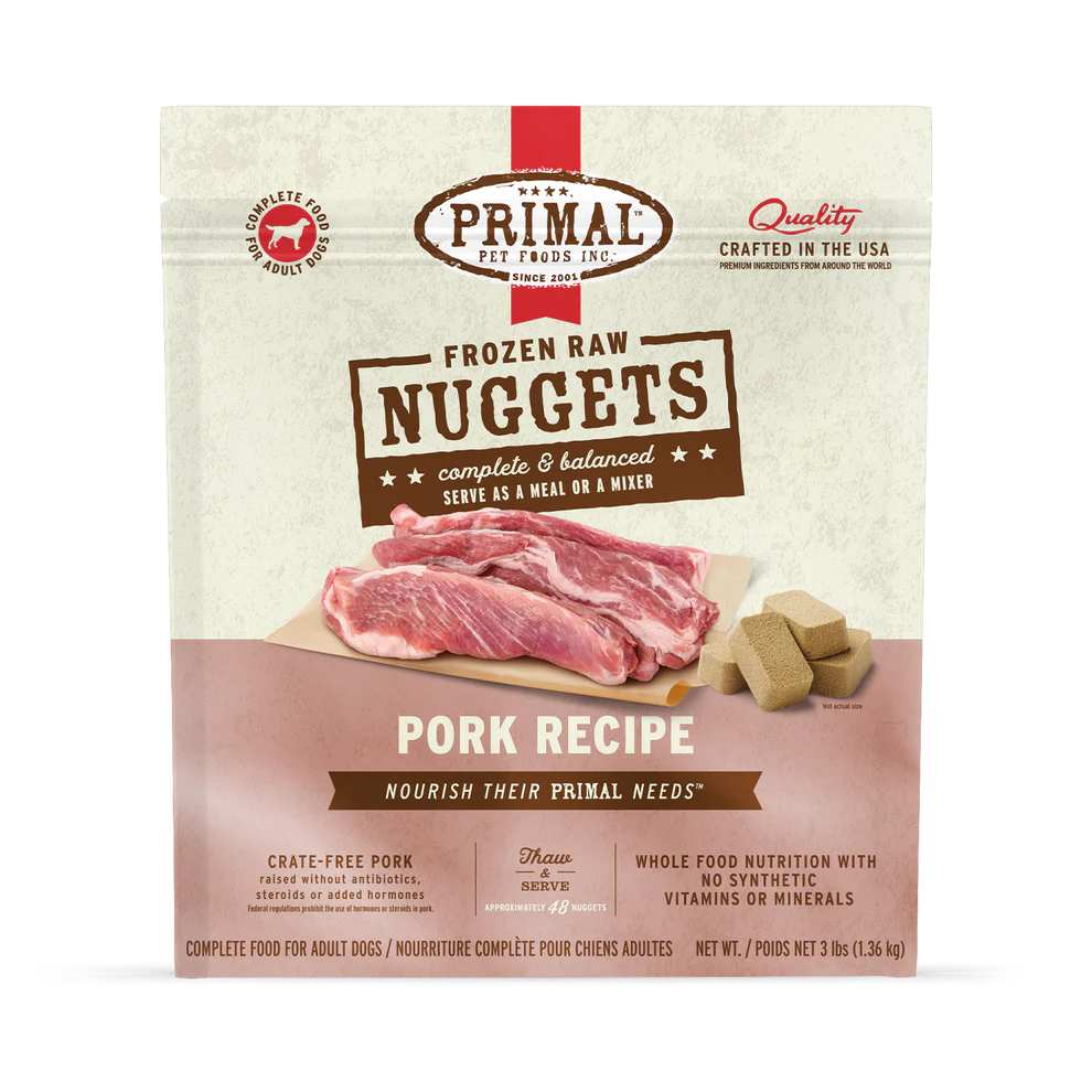 PRIMAL - Canine - Frozen - Nuggets - Pork