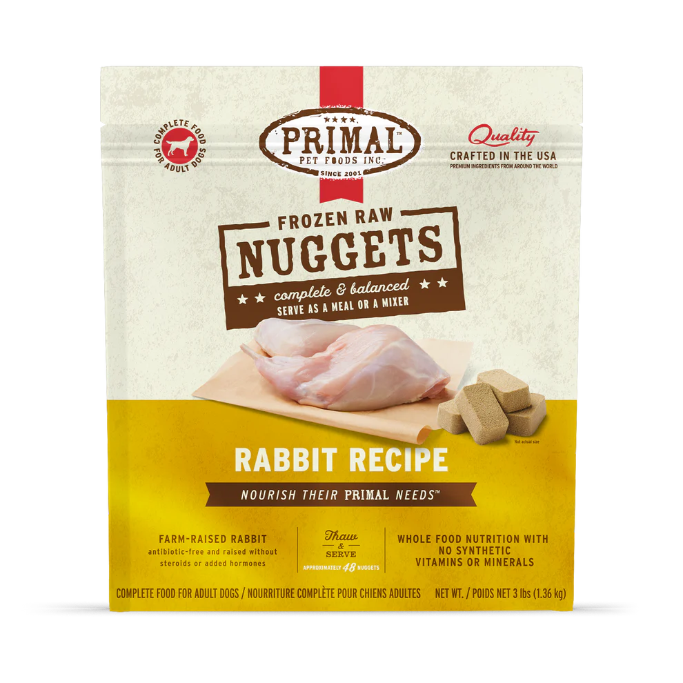 PRIMAL - Canine - Frozen - Nuggets - Rabbit