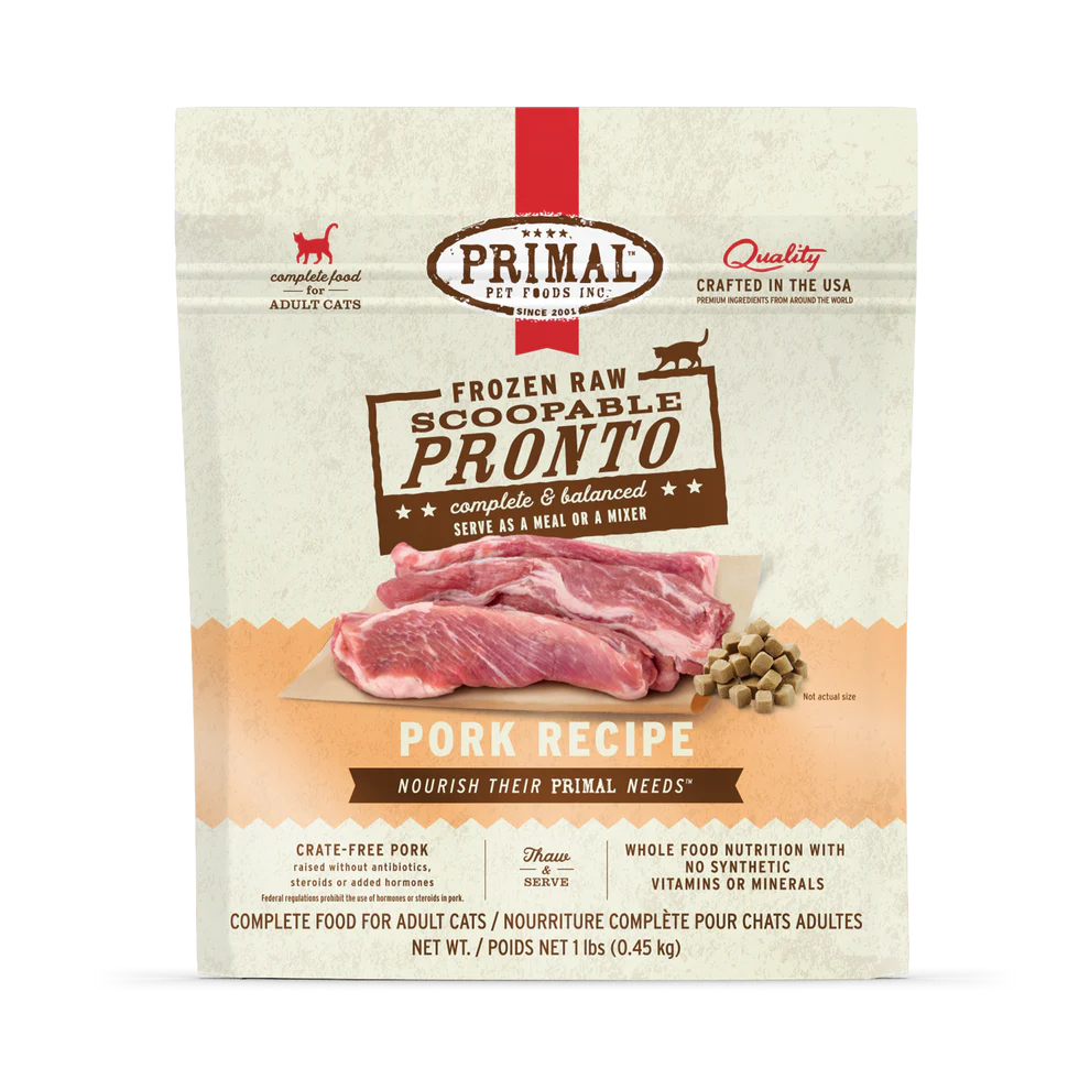 PRIMAL - Feline - Frozen - Pronto - Pork