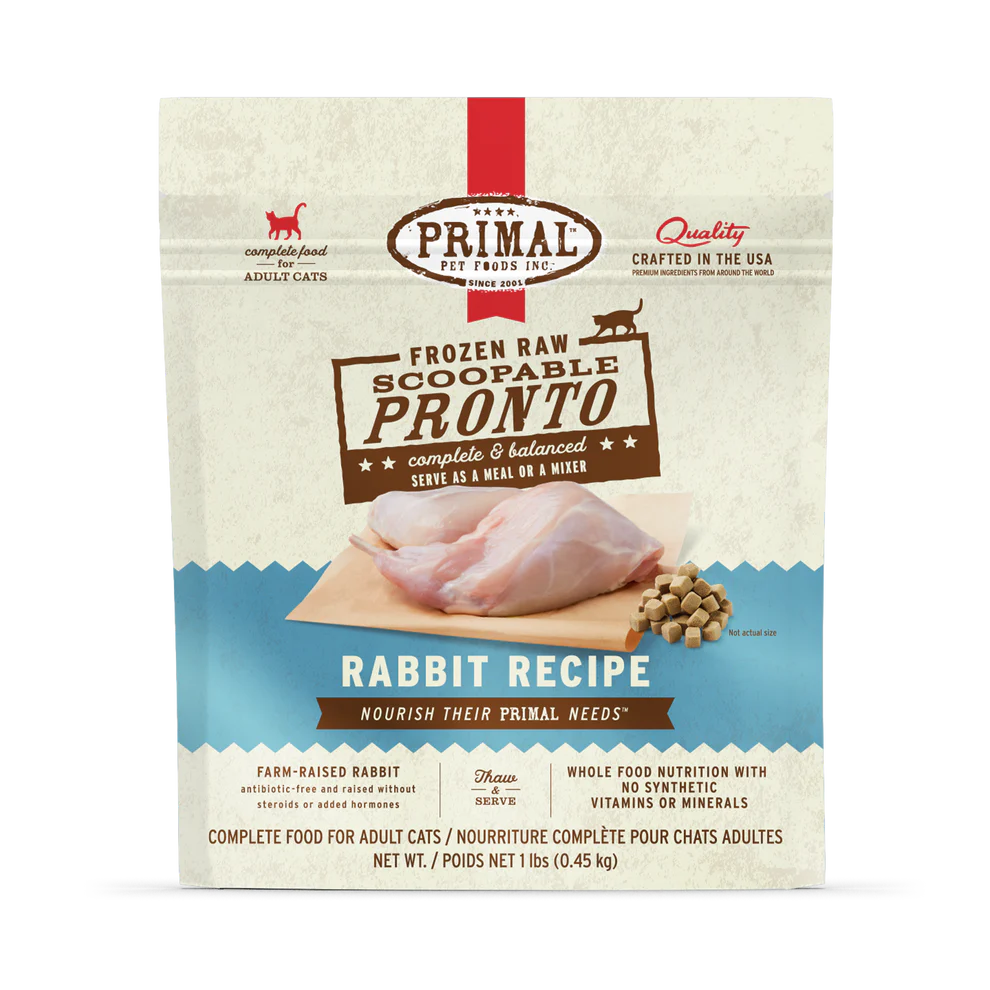 PRIMAL - Feline - Frozen - Pronto - Rabbit