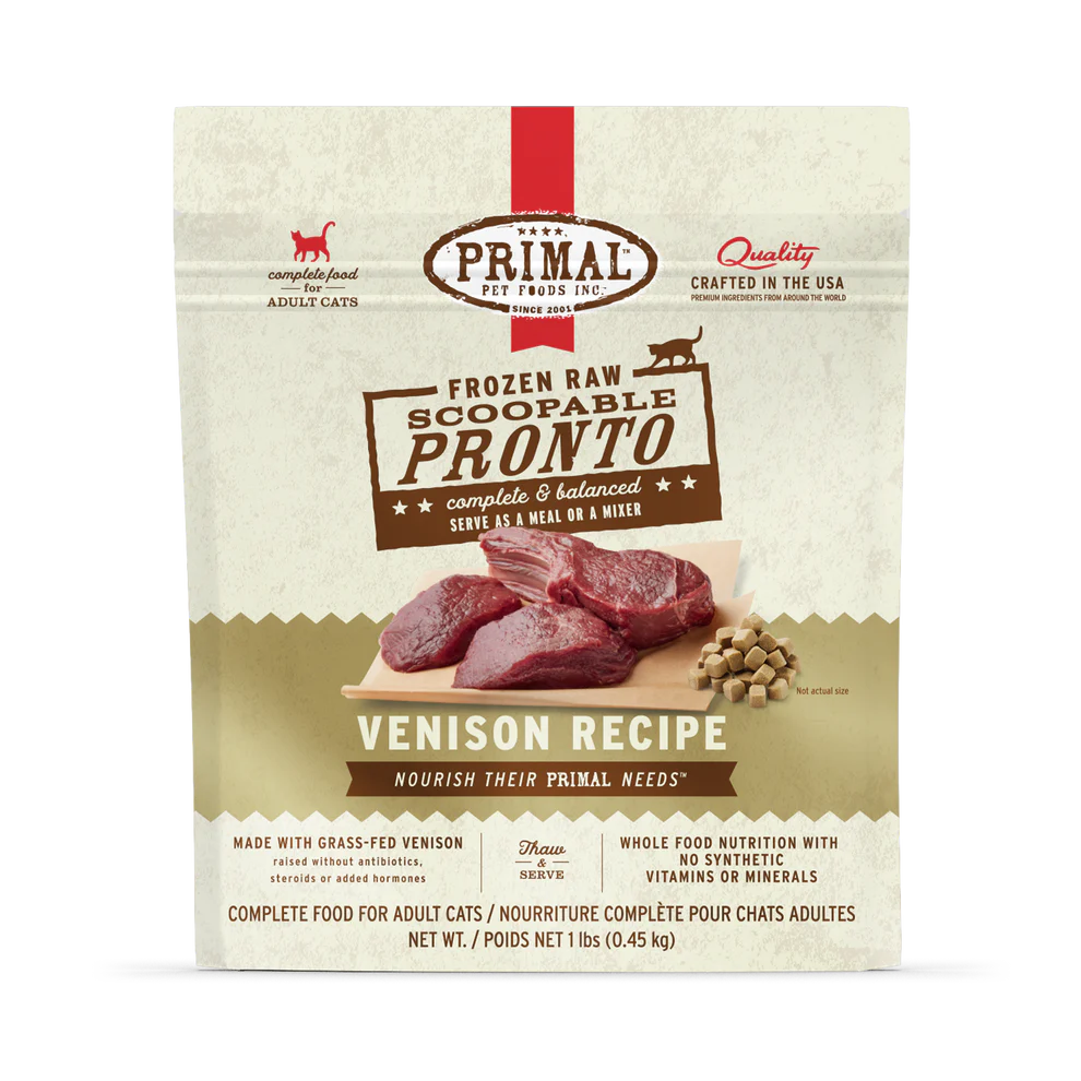 PRIMAL - Feline - Frozen - Pronto - Venison