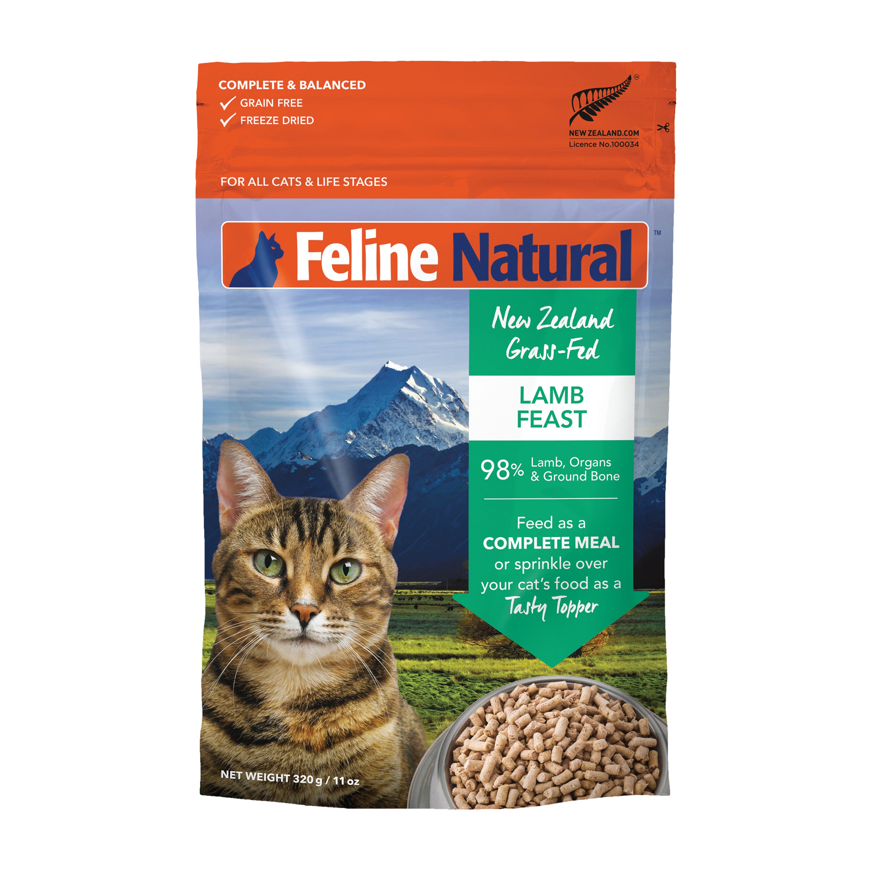 Feline Natural - Freeze-Dried - Lamb Feast