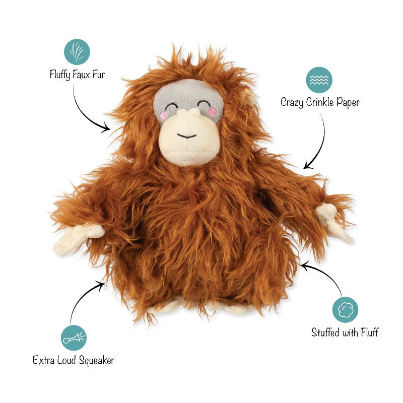 Fringe Studio - Dog - Toy - Plush - Oranga Hug