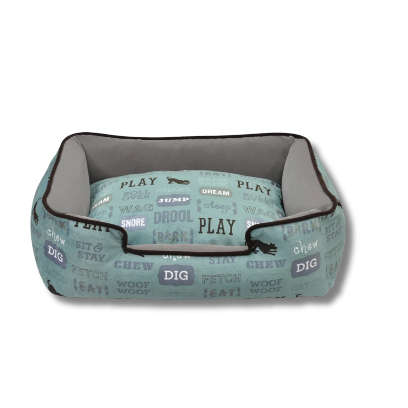 PLAY - Bed - Dog - Lounge - Dog's Life - Light Blue - Extra Large