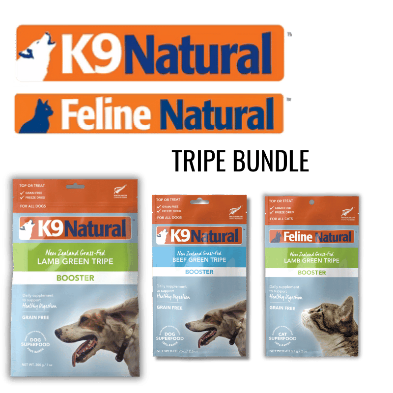 K9 & FELINE NATURAL Tripe Pets Canada Bundle