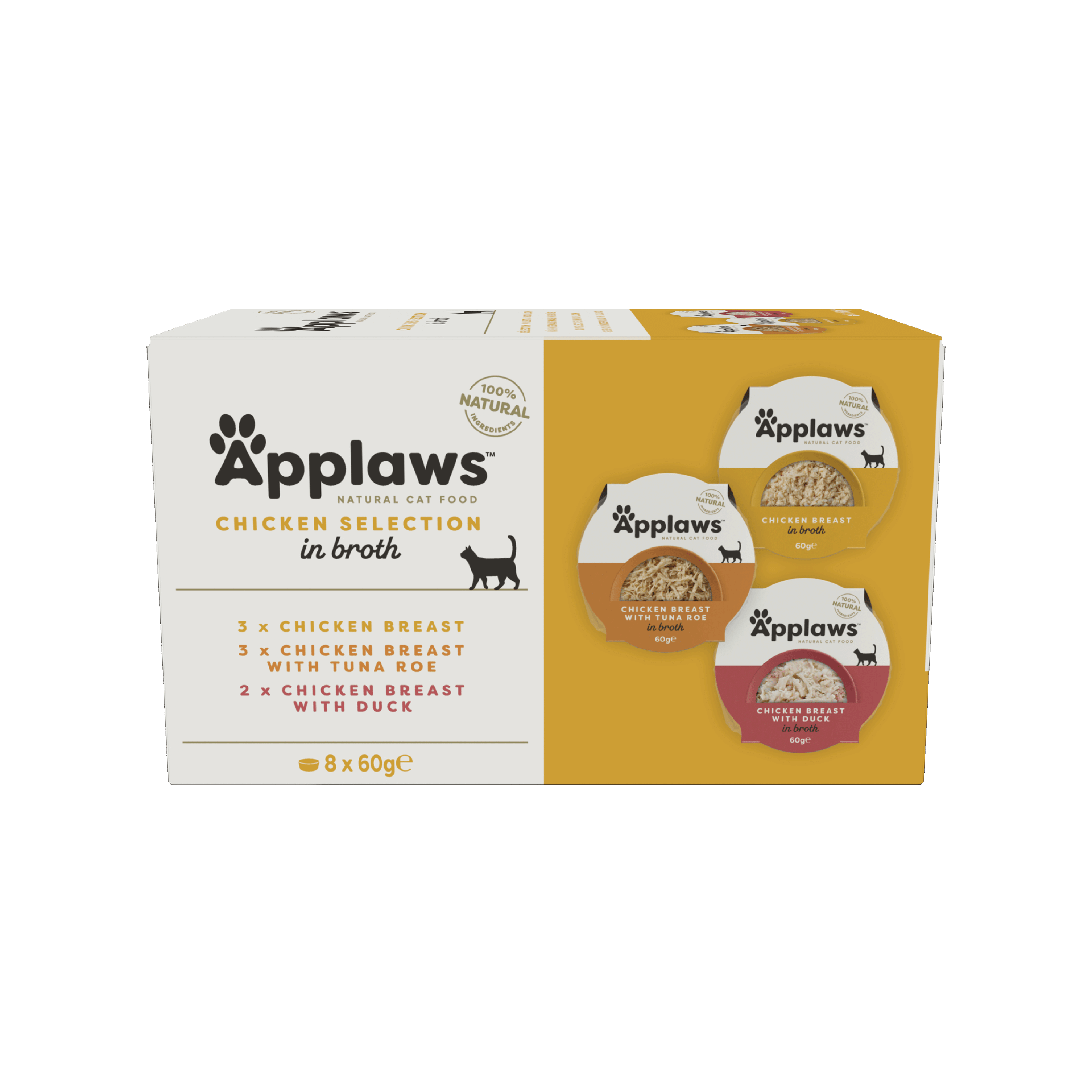 Applaws - Pots - Multipack - Broth - Chicken Selection VP - 60g (8)