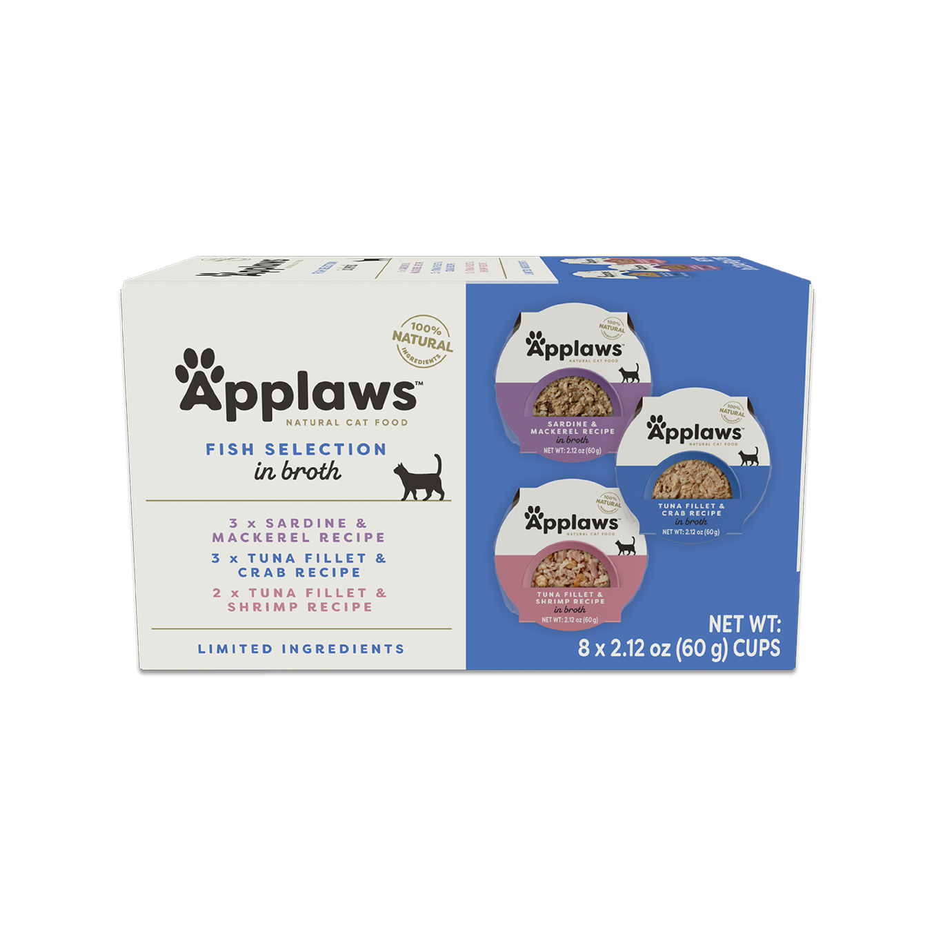Applaws - Pots - Multipack - broth - Fish Selection VP - 60g (8)