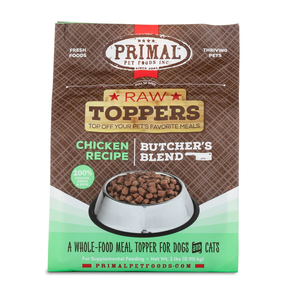 PRIMAL - Topper - Frozen - Butcher's Blend- Chicken 2lb
