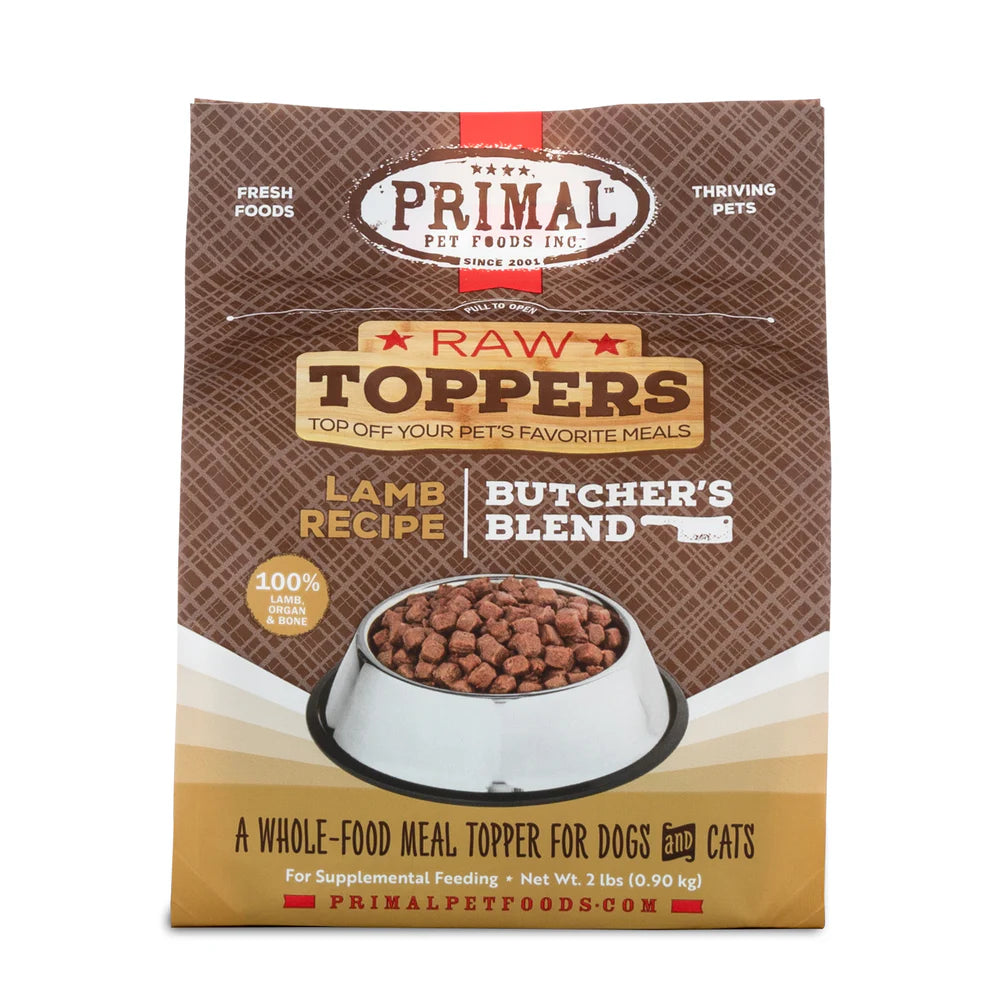 PRIMAL - Topper - Frozen - Butcher's Blend - Lamb 2lb