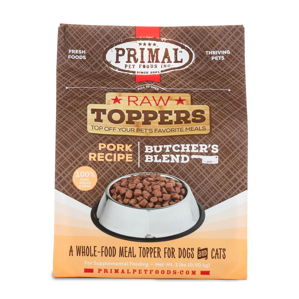 PRIMAL - Topper - Frozen - Butcher's Blend - Pork 2lb
