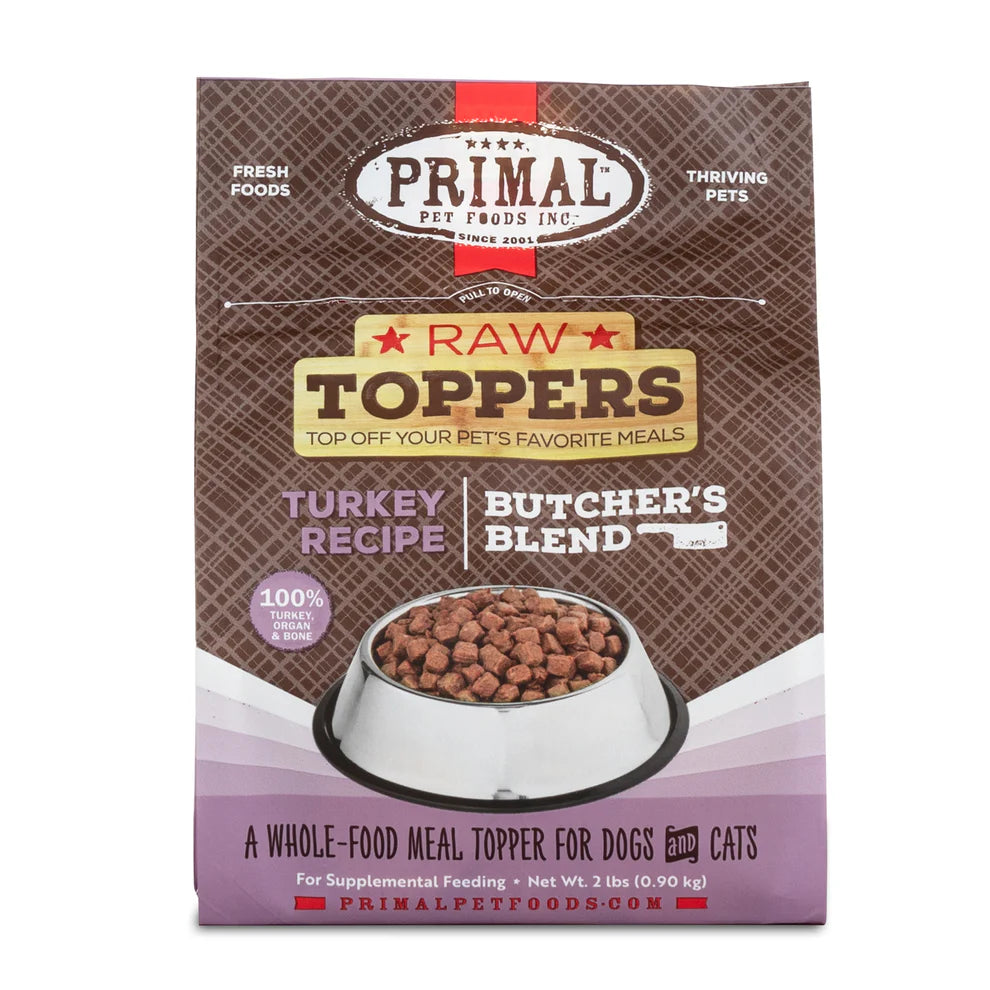 PRIMAL - Topper - Frozen - Butcher's Blend - Turkey 2lb