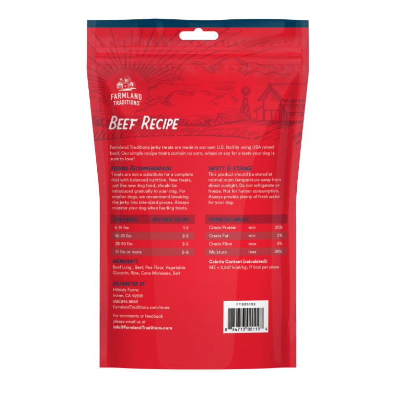 Farmland Traditions - Treats - Simple Snacks - Beef Sticks - 6oz