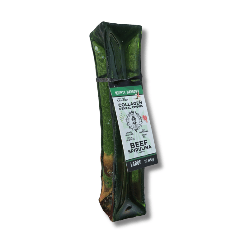 Wag & Bright - Mighty Marrows - Collagen Dental Chews - Spirulina Beef