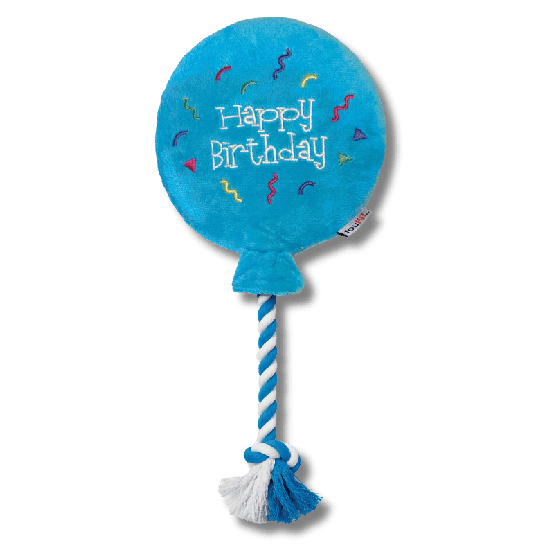 FoufouBRANDS - Birthday Balloon Squeakies - Blue