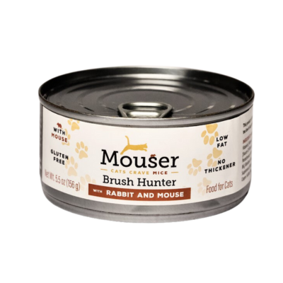 Mouser Brush Hunter Canned Cat Food - 5.5oz (24)