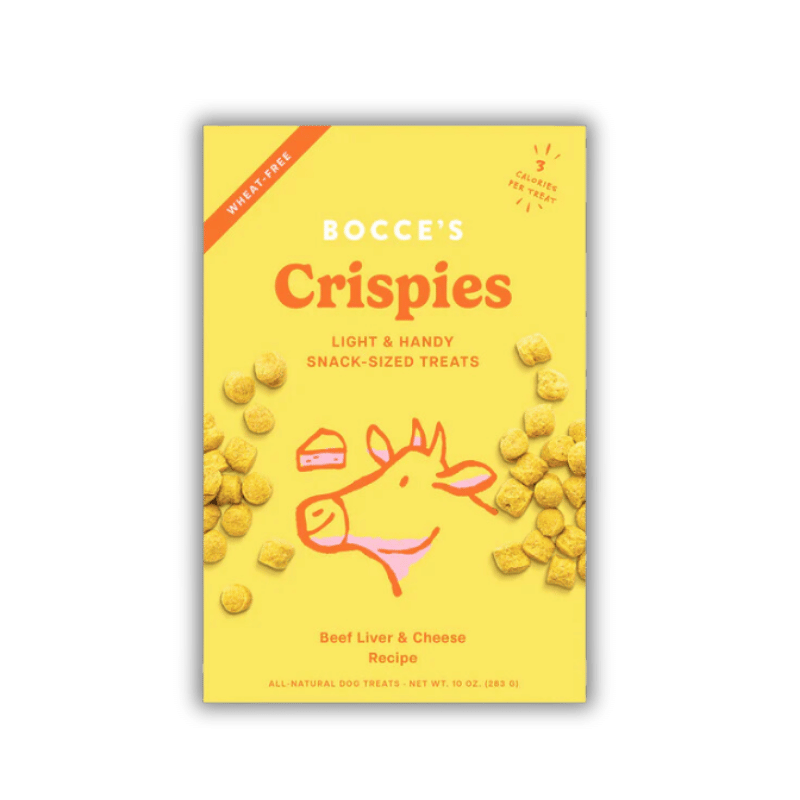 Bocce's Bakery - Crispies - Beef Liver + Cheese - 10oz