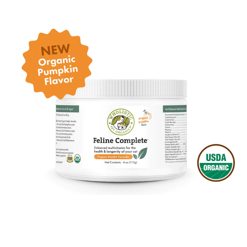 Wholistic Pet Organics - Organic Pumpkin Feline Complete - 8oz