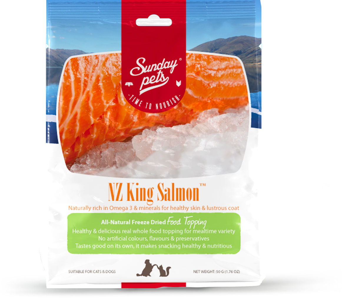 Sunday Pets - NZ King Salmon FD Treats - 1.76oz