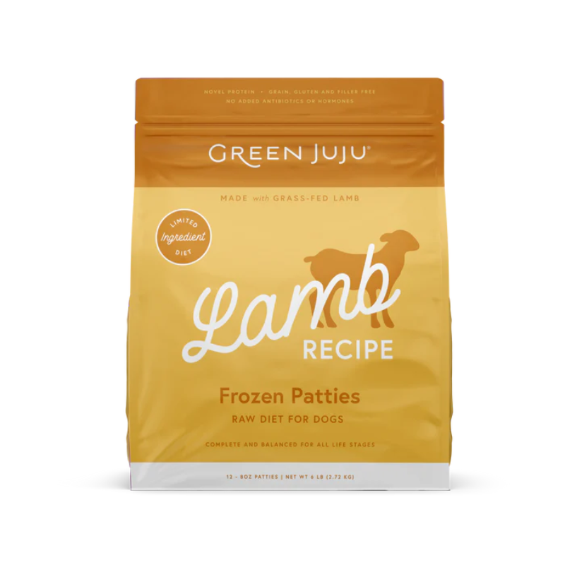 Green Juju - Lamb Recipe Frozen Patties 6lb