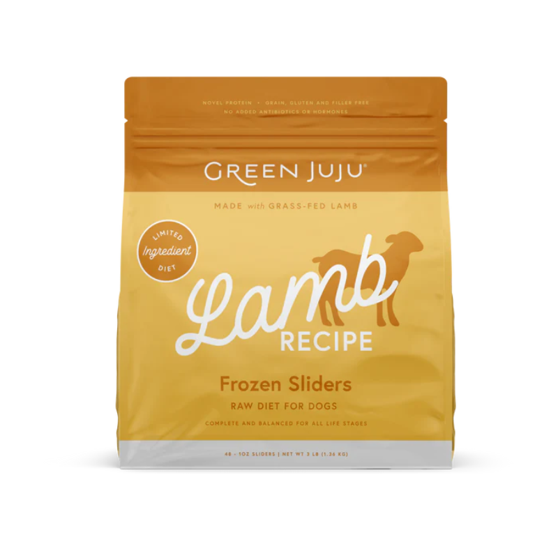 Green Juju - Lamb Recipe Frozen Sliders 3 lb