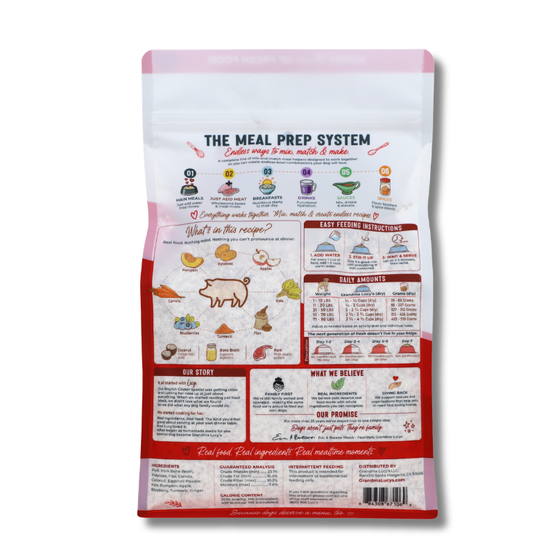 Grandma Lucy's - Meal Prep - Ready To Serve Meal - Fresh Pork 2.0 - 8oz