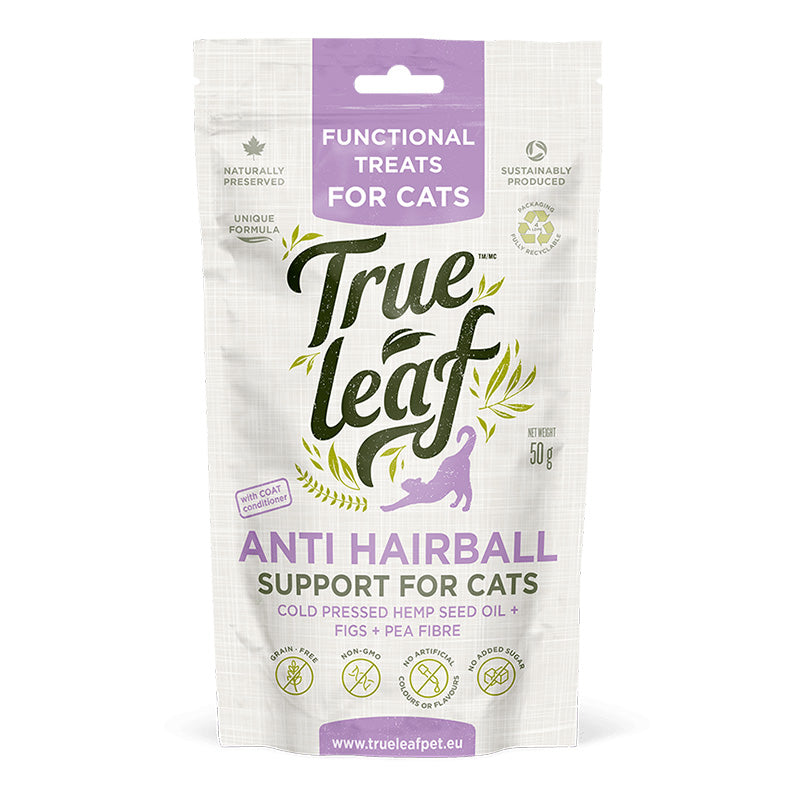 True Leaf - Cat - Chews - Anti-Hairball Support - 50g