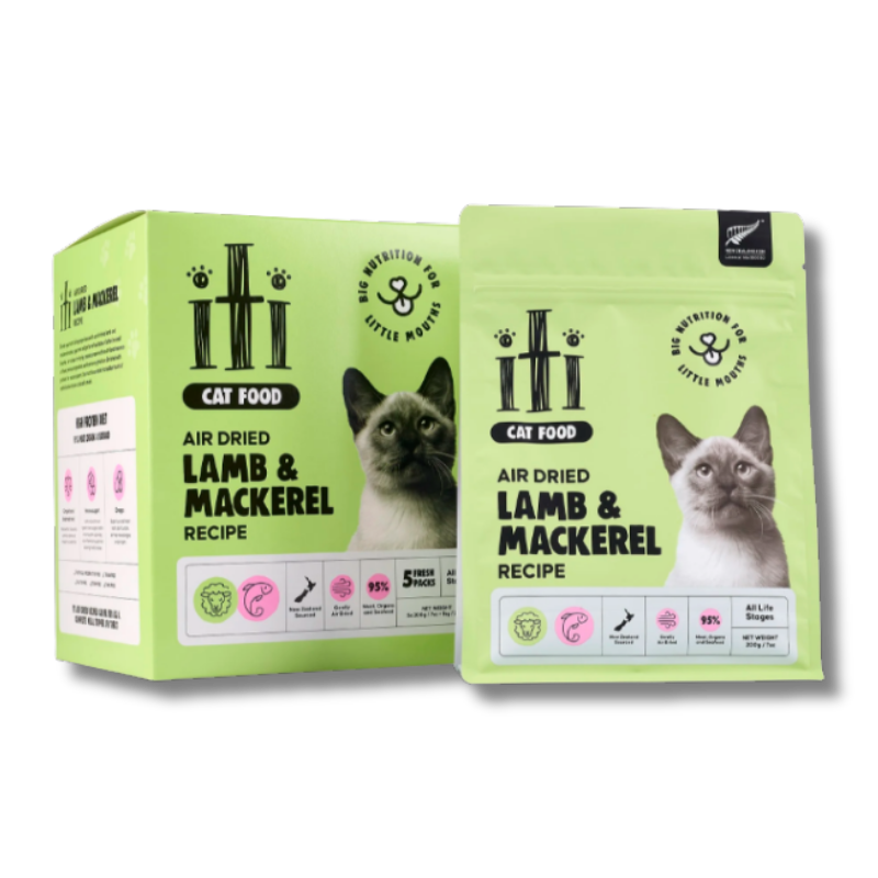 iTi - Cat - Air-Dried - Lamb & Mackerel - Pouches (5 x 200g)