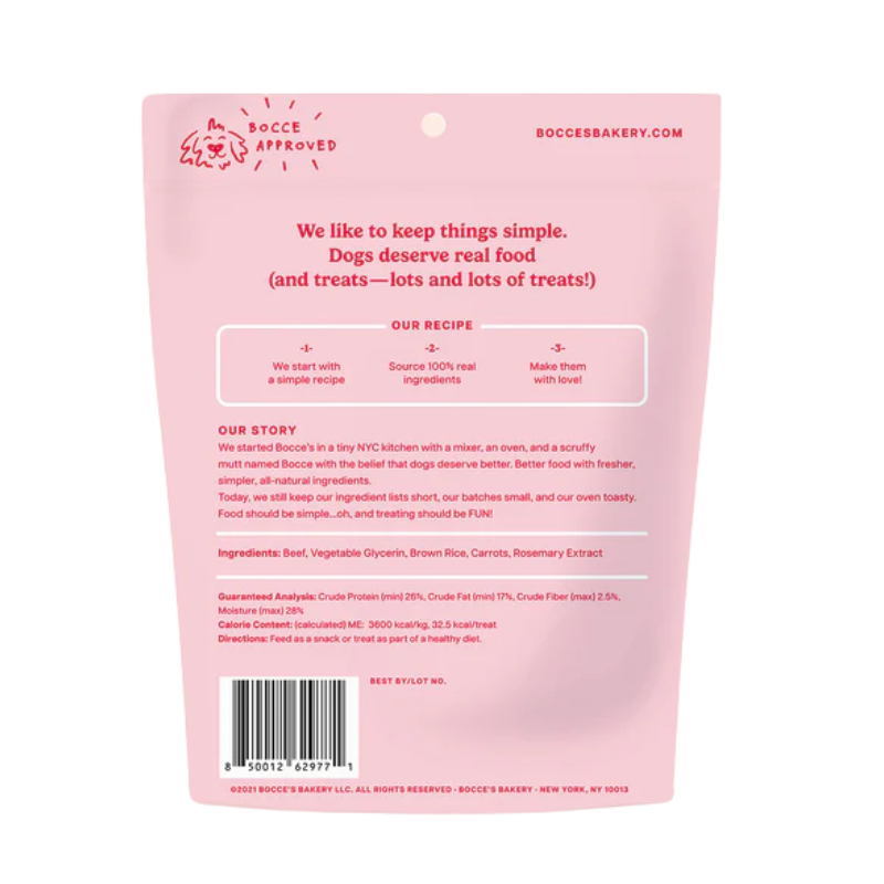 Bocce's Bakery - Jerky Sticks - Beef Grazers - 4oz