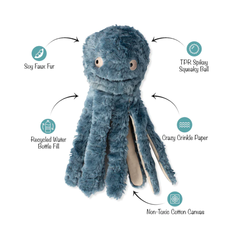 Fringe Studio - Dog - Toy - Earth Friendly - Long Time No Sea 3D
