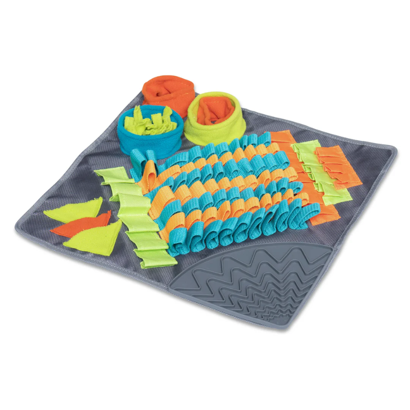 Messy Mutts - Forage - Square Mat with Suction & Lick Mat - 16"