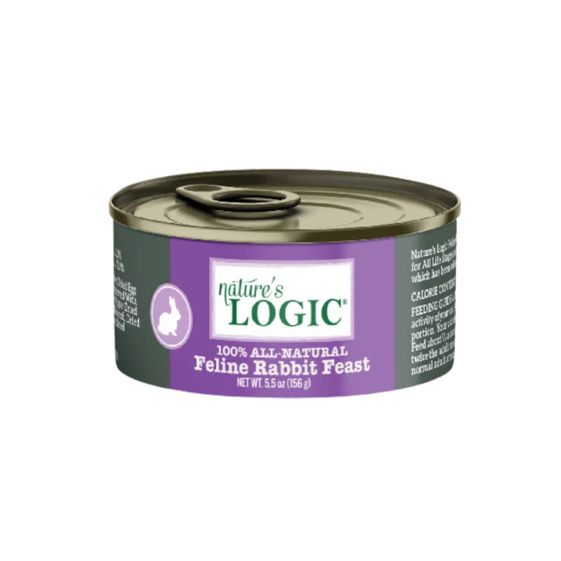 Nature's Logic - Cat - Canned - Rabbit - 5.5oz