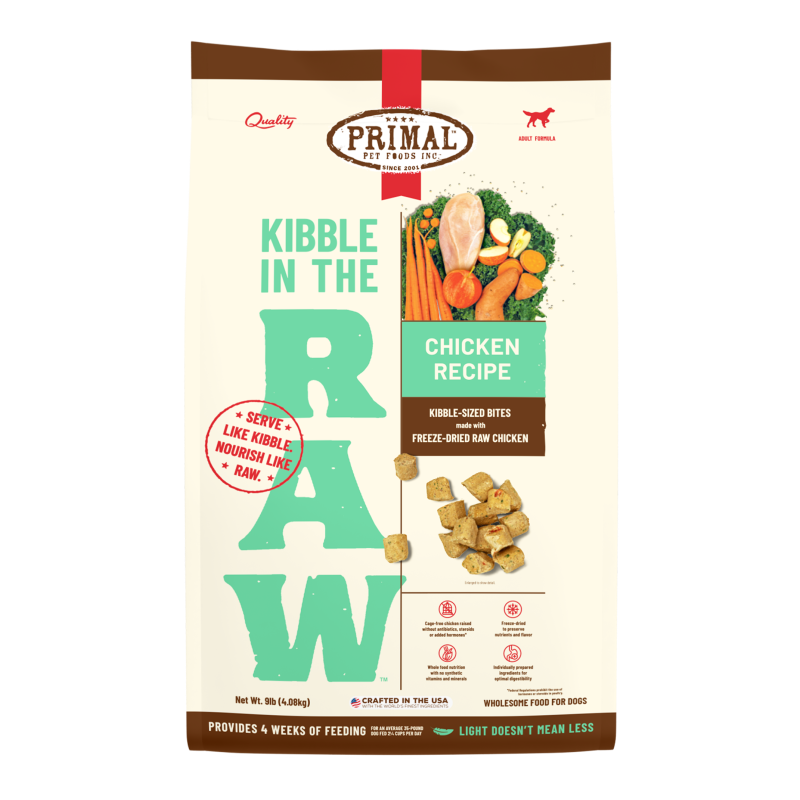 PRIMAL - Canine - Kibble in the Raw - Chicken