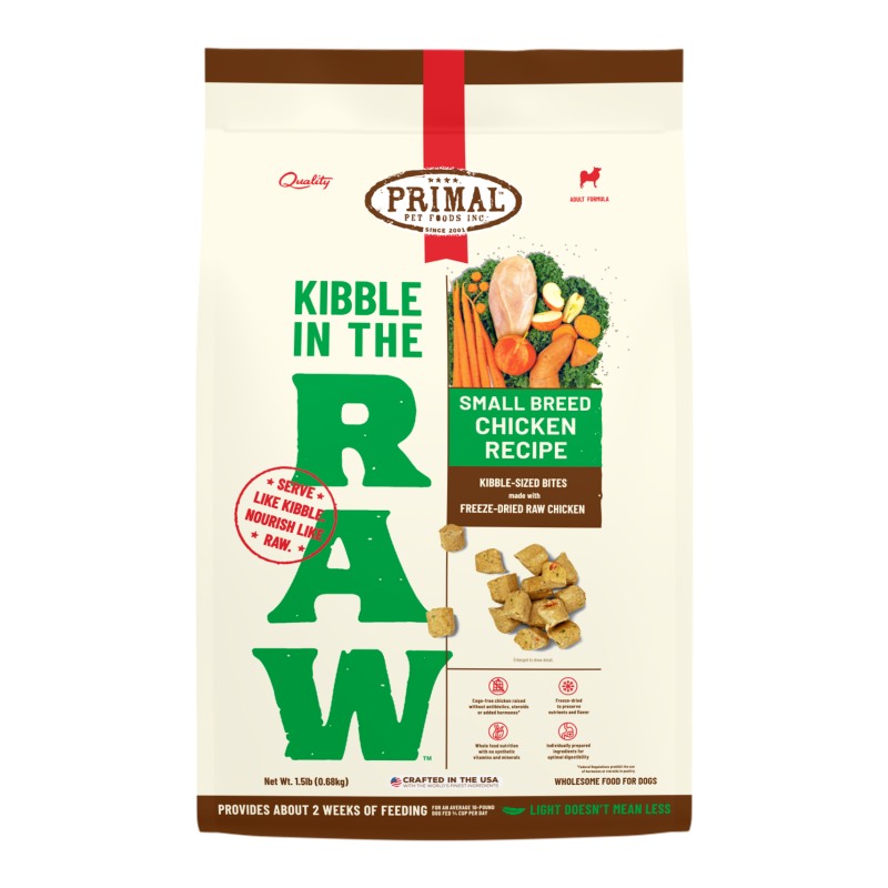 PRIMAL - Canine - Kibble in the Raw - Chicken - Small Breed
