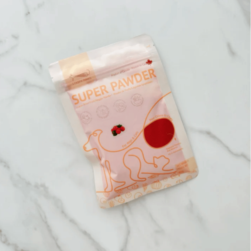 Loopy Paws - Super Pawder - Cranberry - 40g