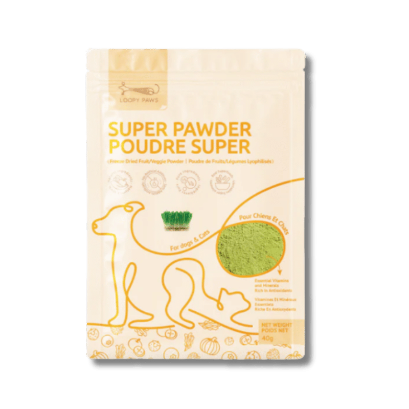 Loopy Paws - Super Pawder - Barley Grass - 40g