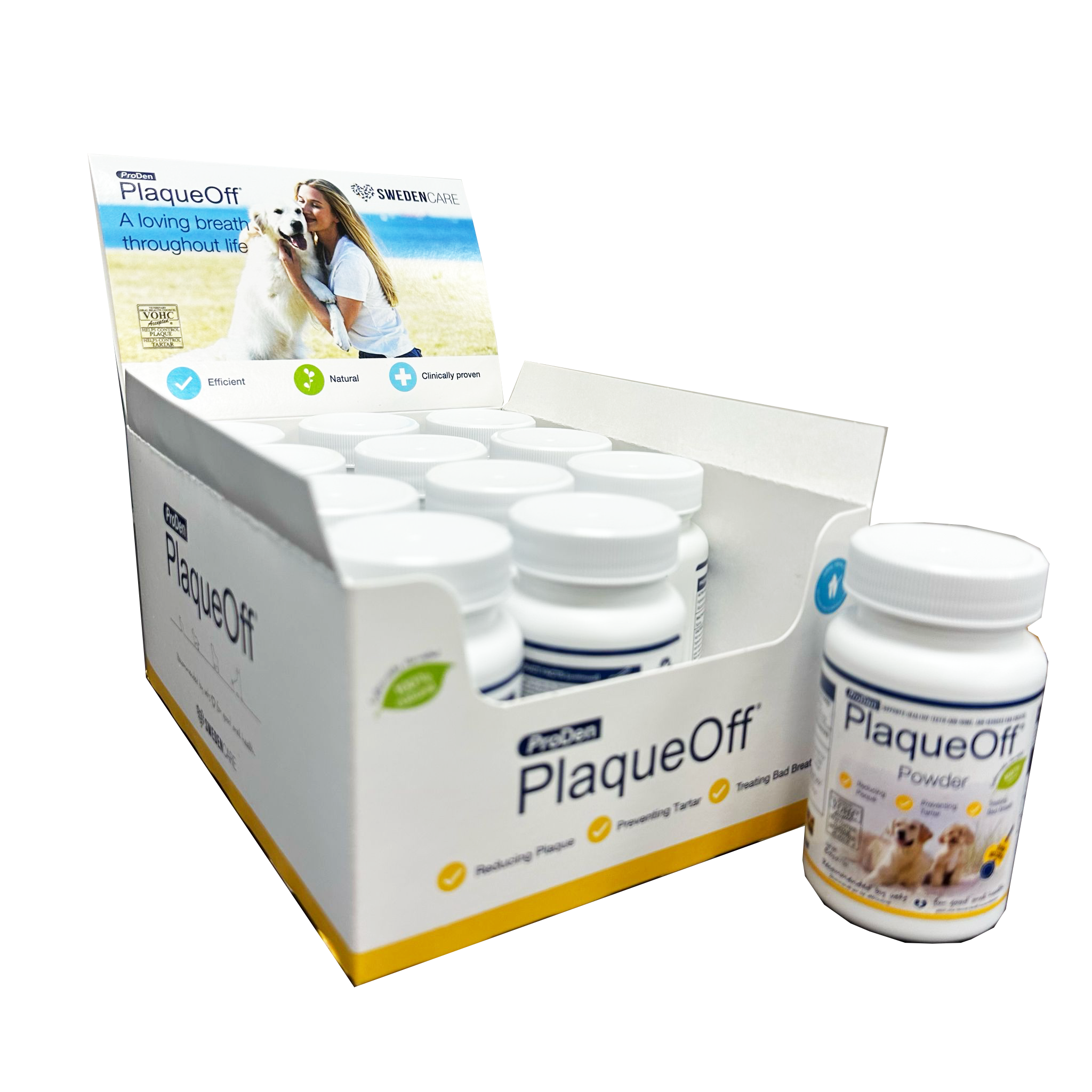 Plaque Off - ProDen - Dental Powder - 60 gr - Display Box (12)