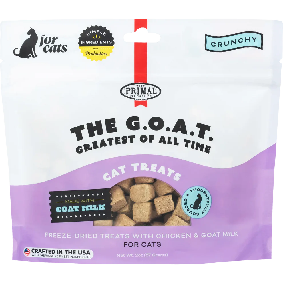 PRIMAL - Feline - Treats - The G.O.A.T. - Chicken & Goat Milk