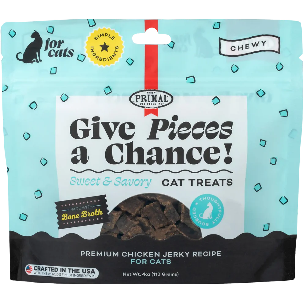 PRIMAL - Feline - Treats - Give Pieces a Chance - Chicken with Broth