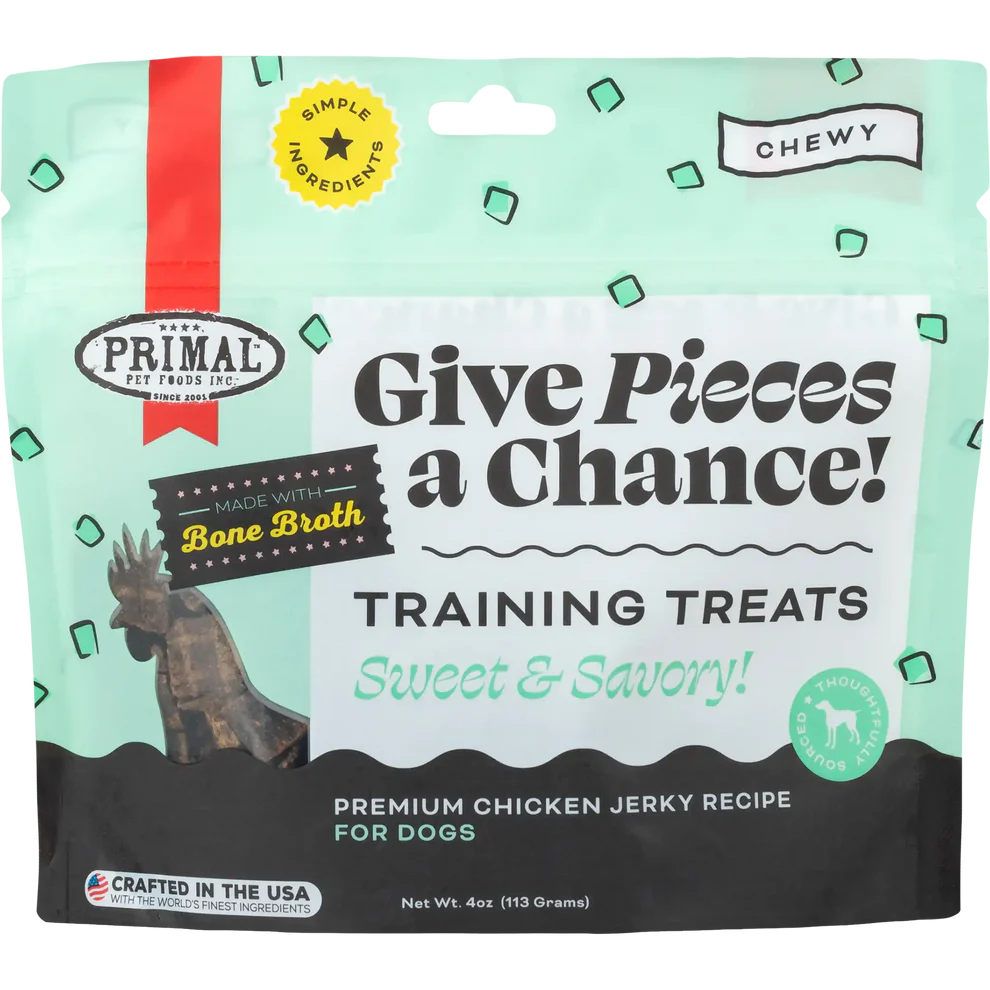 PRIMAL - Canine - Treats -Give Pieces A Chance - Chicken with Broth