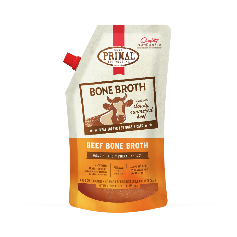 PRIMAL - Bone Broth - Beef - Case/4 - 20 oz