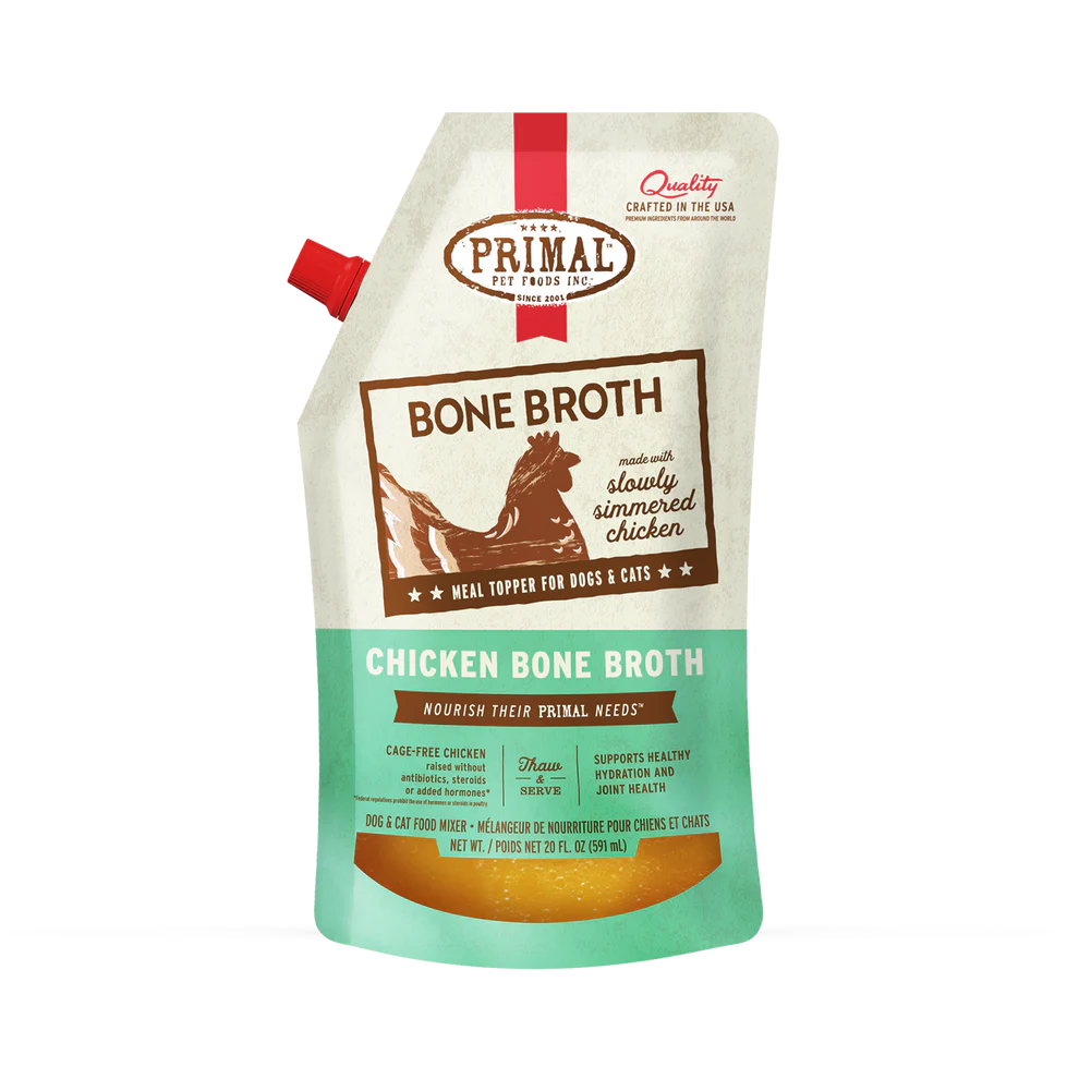 PRIMAL - Bone Broth - Chicken - Case/4 - 20 oz