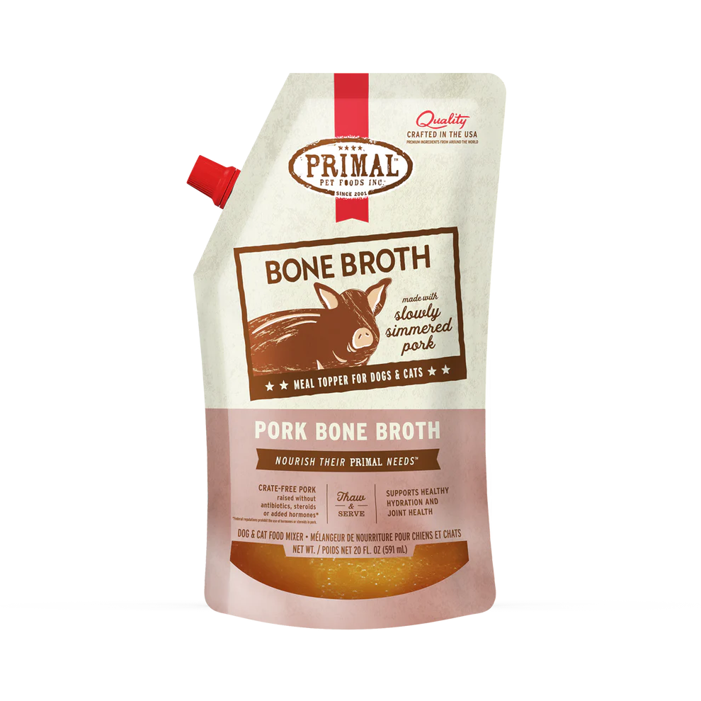 PRIMAL - Bone Broth - Pork - Case/4 - 20 oz