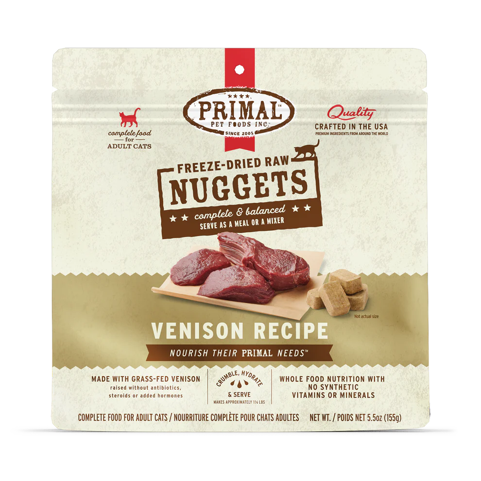 PRIMAL - Feline - Freeze-Dried - Venison