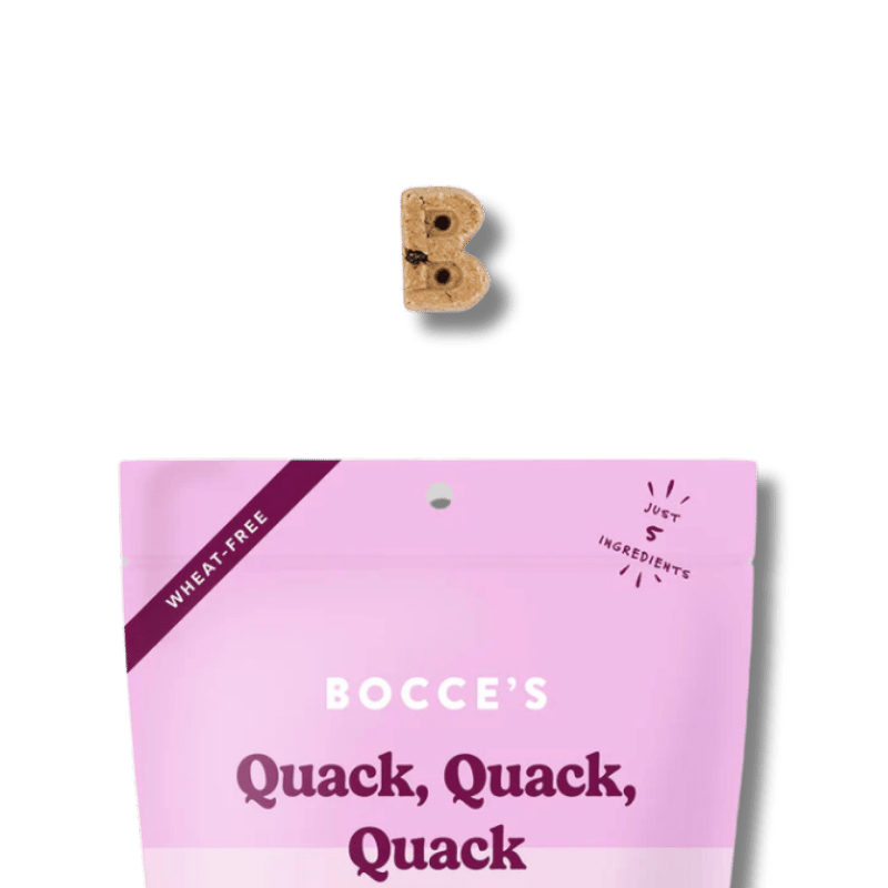 Bocce's Bakery - Biscuits - Quack Quack Quack - 5oz
